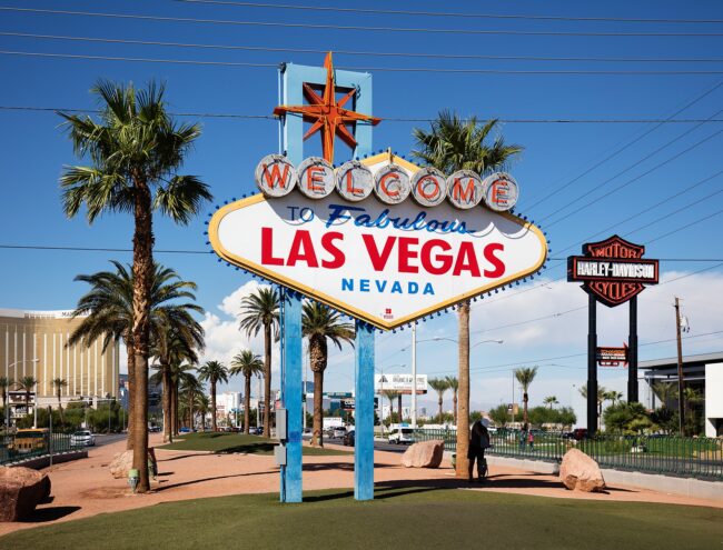 "Welcome to Fabulous Las Vegas" sign