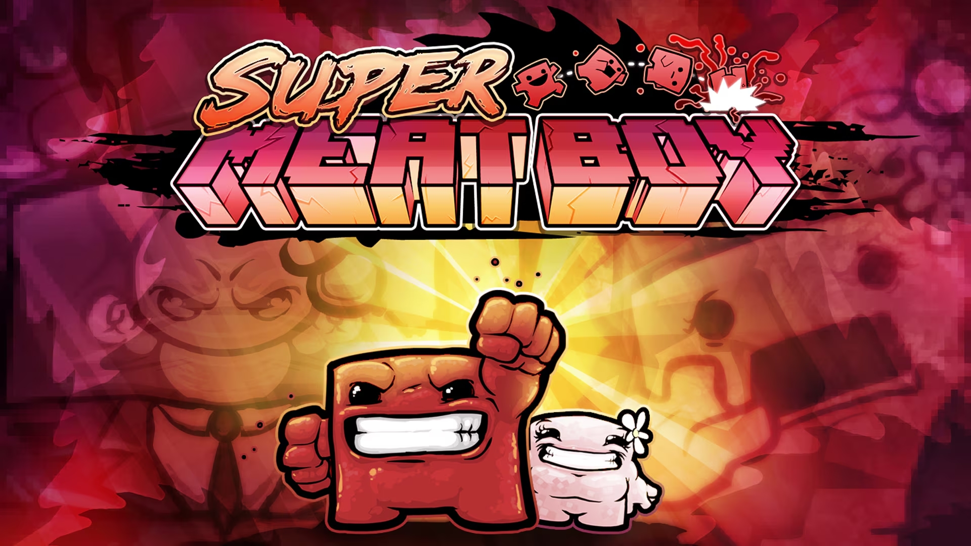 Super Meat Boy key art