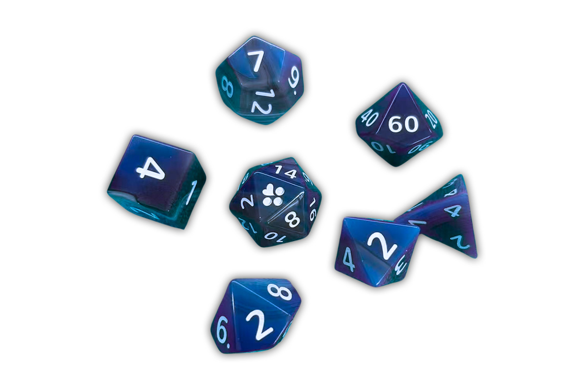 Gemstone Dice Set