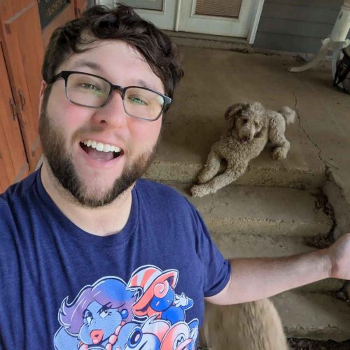 CalebratedGamer (and dog)