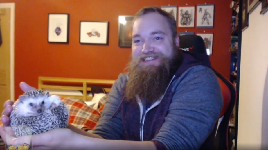 GhostlyTuna and Pete the Hedgehog